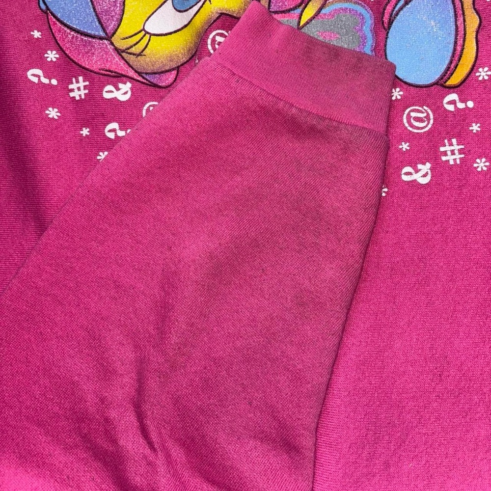 Vintage Pink Tweety Bird Crew Neck Sweater - Picture 7 of 7